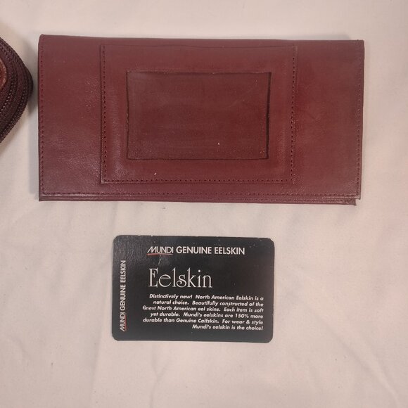 Vintage Eel Skin Leather Wallet - Picture 8 of 8